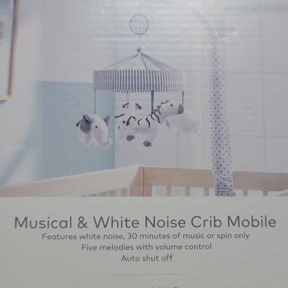 Cloud Island Musical & White Noise Crib Mobile - NEW - Picture 3 of 9